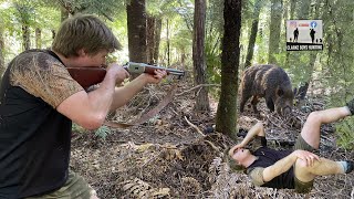 HECTIC HOG HUNT Haza gets KNOCKED OUT [upl. by Enitsrik]