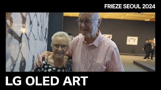 LG OLED ART  FRIEZE SEOUL 2024 quotReaction Video”  LG [upl. by Gillmore]