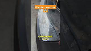 Platrier en carrossier 😱 Regarde ce quon a retrouver dérrière les 5 cms de mastic quen pense tu [upl. by Keppel]