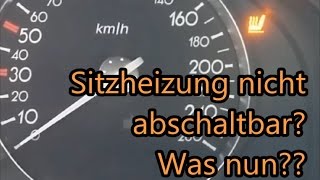 Sitzheizung lässt sich nicht abstellen Laguna 2 [upl. by Johannes74]