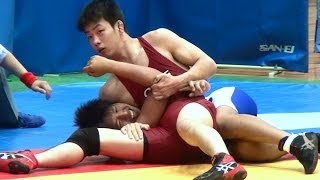 Japanese Wrestling PIN レスリング  SIU vs OUHS [upl. by Eal]