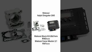 Malossi for Italjet Dragster 200 Block Kit Ø67mm amp Force Master 21 italjet malossi dragster200 [upl. by Detta588]