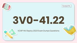 3V04122 Exam Guides for You to Pass and Earn VCAPNV Deploy 2023 Certification [upl. by Hulbard]