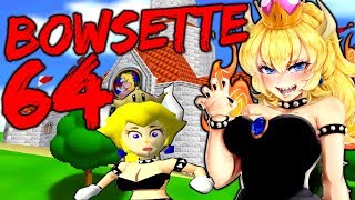 SUPER BOWSETTE 64 Bowsetteクッパ姫 Super Mario 64 ROM Hack  Playing as Bowsette [upl. by Acinet279]