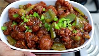 Gobi Manchurian Gravy in Malayalam  Restaurant Style Gobi Manchurian Recipe [upl. by Ail]