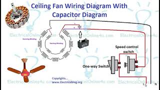 How to Replace the Capacitor in a Ceiling Fan [upl. by Monaco]