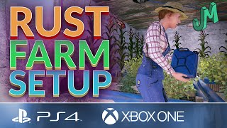 Farm Basic Setup Cultivator Guide 🛢 Rust Console 🎮 PS4 XBOX [upl. by Butterfield972]