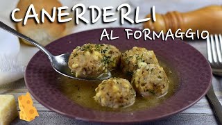 Gustosissimi CANEDERLI AL FORMAGGIO E NOCI Ricetta originale Käse Knödel [upl. by Eltsirk989]