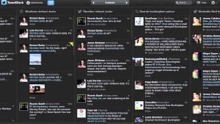 TweetDeck 1 5 Overview [upl. by Euqinomod]