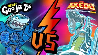 Goo Jit Zu Vs Akedo  Ultimate Fight Compilation  Cartoons For Kids [upl. by Faxun941]