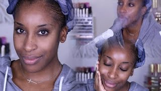 DIY Facial Steaming At Home  Jackie Aina [upl. by Kcerred]