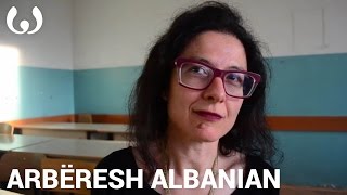 WIKITONGUES Giuseppina speaking Arbëresh Albanian [upl. by Jacobsohn943]