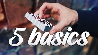 Learn Cardistry Basics ● 5 BEGINNER TIPS [upl. by Finzer240]