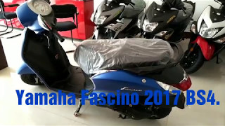 Yamaha Fascino 2017 Bs4  Whats new Attractive But Ride safe click link [upl. by Aihsemek992]