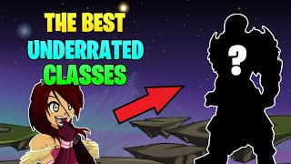 AQW TOP 5 BEST UNDERRATED CLASSES THAT NOBODY USES 2023 [upl. by Eenahs]