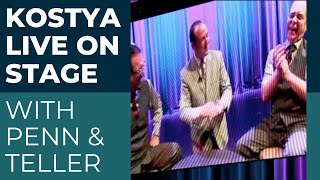 Kostya Kimlat LIVE in Las Vegas with Penn amp Teller [upl. by Tully]