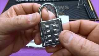 532 Chinese Push Button Lock from Tjita1 [upl. by Ayanat]