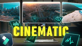 How to Edit a Cinematic Video in Filmora With AI [upl. by Ylebmik]