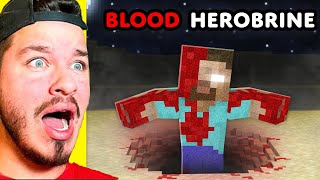 I Fooled My Friend with Blood Herobrine in Minecraft [upl. by Litton]