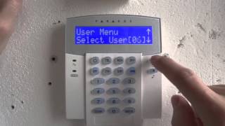 How to program SP5500 user manual PARADOX alarm system [upl. by Ennaeus]