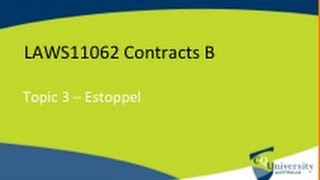 Promissory Estoppel and Contract Law [upl. by Oap]