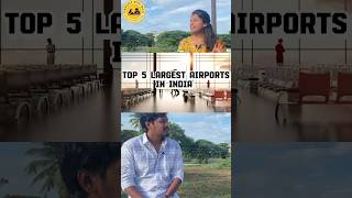 Top 5 large Airports Land area in India BWT biscuitswithtea tamil airport india hyderabad [upl. by Bathsheeb260]