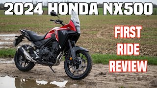 2024 Honda NX500 First Ride Review  The CB500X gets a makeover [upl. by Esinehc526]