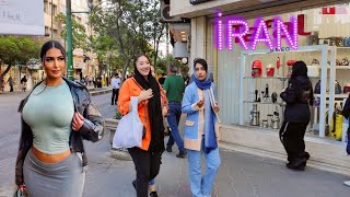 IRANWalking in Luxury neighborhood of TABRIZ [upl. by Carlen272]