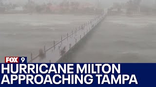 Hurricane Milton Tampa Bay facing storm danger [upl. by Ahsitram]