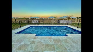 Narellan Symphony 8 Pool Install Time Lapse [upl. by Ordnagela]