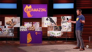 Shark Tank Season 13 Episode 20 Cat Amazing Interactive Toys and Feeders for Cats [upl. by Nylehtak657]