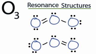 O3 Resonance Structures Ozone [upl. by Skip]