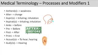 Medical Terminology  The Basics  Lesson 5 [upl. by Puritan]