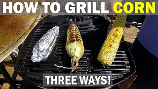 Grilled in foil CORN ON THE COB  How to GRILL CORN [upl. by Yrallam765]