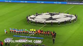 VIDEO NM  NapoliMilan urlo Champions da brividi poi i tifosi cantano “O sole mio” [upl. by Radie]