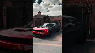 Blood splatter hellcat dodge dubai srt hellcat challenger dxb mopar moparornocar viral [upl. by Yessydo]