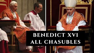 All the Chasubles of Pope Benedict XVI [upl. by Ahseyd]