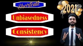 Unbiasedness and Consistency in 2021  Unbiased vs Consistency  Statistics Tutor [upl. by Acilejna]