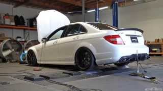 2014 Mercedes Benz C63 AMG Dyno  Agency Power Headers amp Midpipe Eurocharged Tune [upl. by Colton]