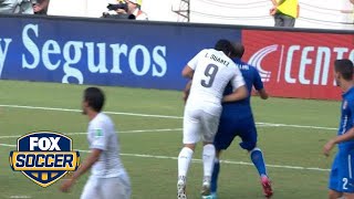 22nd Most Memorable FIFA World Cup Moment Suarez bites Chiellini  FOX SOCCER [upl. by Grassi]