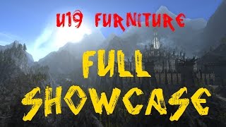 LotRO U19 Housing Furniture FULL SHOWCASE [upl. by Nivert]