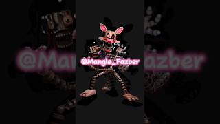 🖤SHADOW MANGLE🖤fnaf mangle edit shadowmangle [upl. by Keel690]