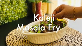 Kaleji Masala Fry [upl. by Hayyifas]