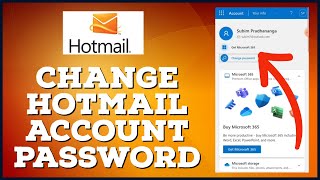 How To Change Hotmail Password 2023 Hotmail Account Password Change [upl. by Ydor366]