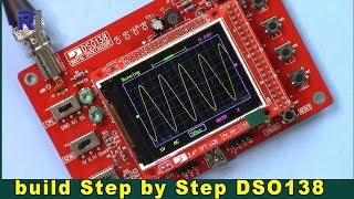 DSO138 Digital Oscilloscope Kit step by step build [upl. by Ennaer]