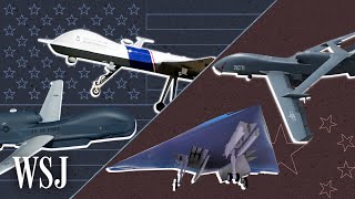 US vs China The Design and Technology Behind Military Drones  WSJ [upl. by Orabelle704]