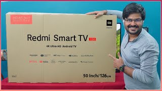 Redmi Smart TV X50  Unboxing amp Giveaway  50 Inch 4K LED TV with PatchWall  Quick Review [upl. by Eirac]