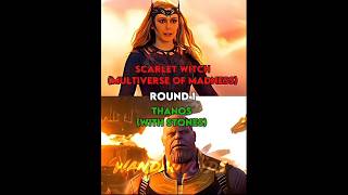 Scarlet Witch vs Thanos amp Captain Marvel vs Dr Strange marvelbattleedit [upl. by Amelita609]