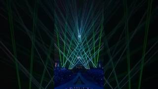 Laser show at the Eiffel Tower during the Paris Olympics Opening Ceremony [upl. by Brand]