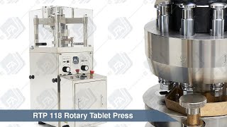 RTP 118 Rotary Tablet Press  LFA Tablet Presses [upl. by Ahsemik41]